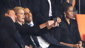 Obama selfie
