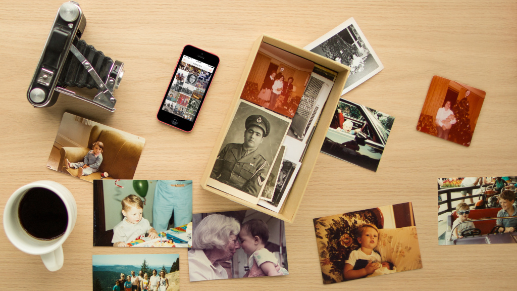 oude foto's laten herleven met Heirloom